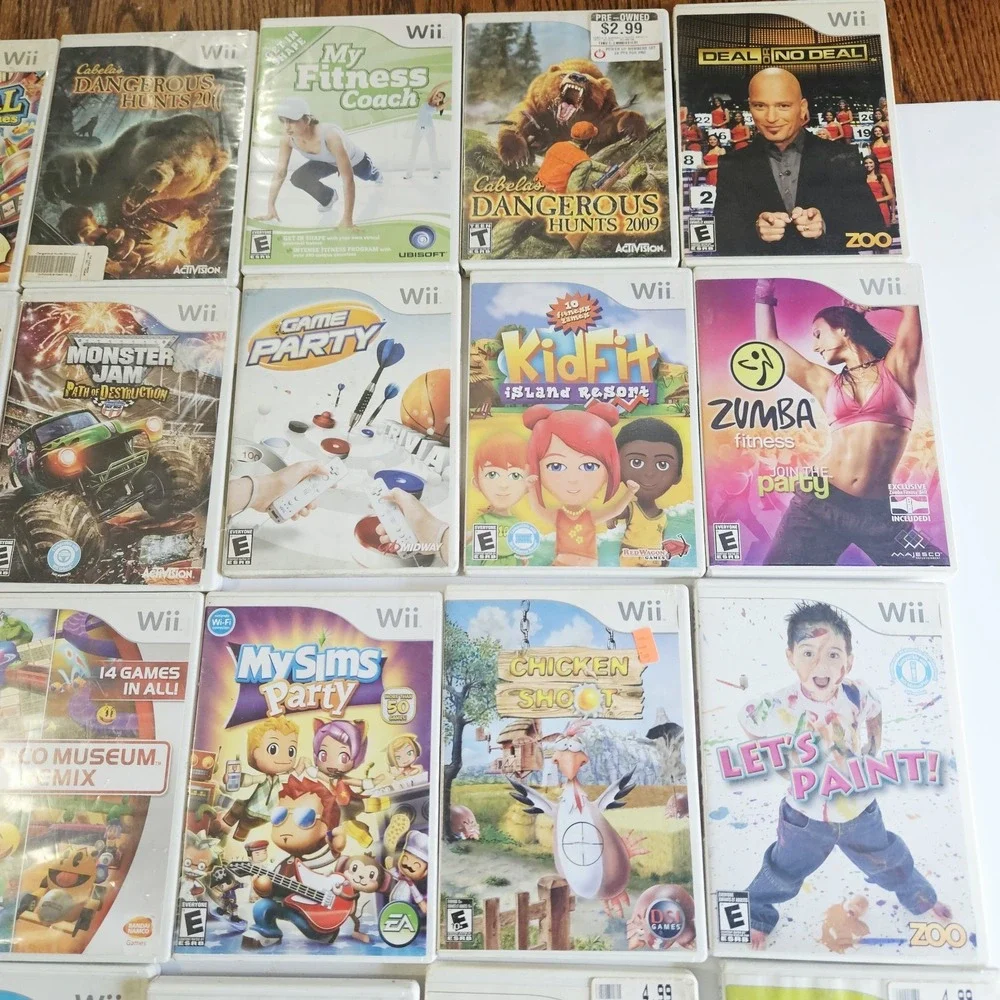 Nintendo Wii Games Lot Of 30 Games Something For Everyone Most Have Manuels